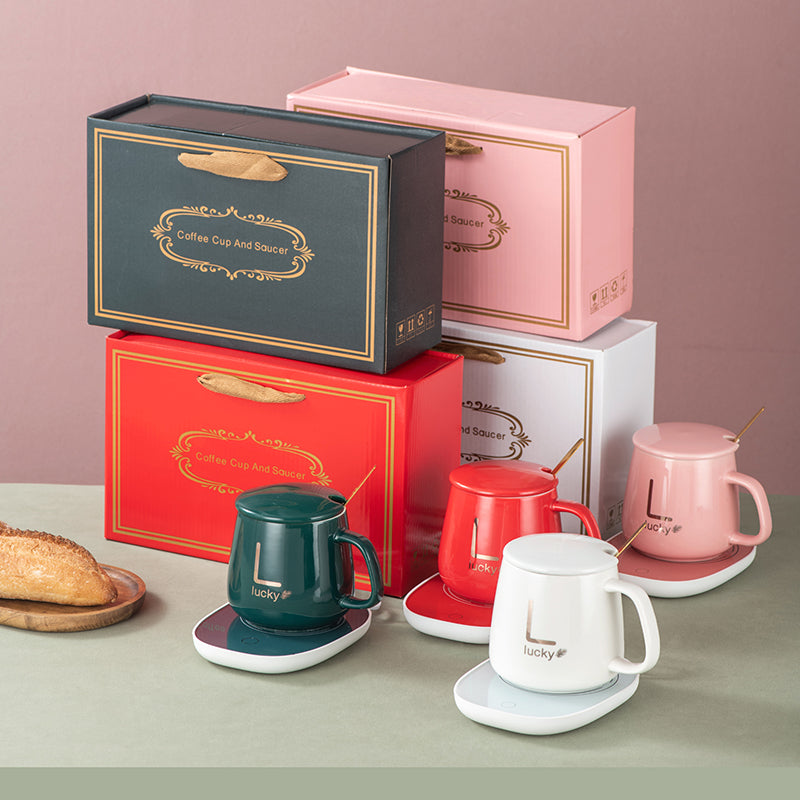 Classy Electric Coffee Warmer Coaster and Mug Set Classy Electric Coffee Warmer Coaster and Mug Set